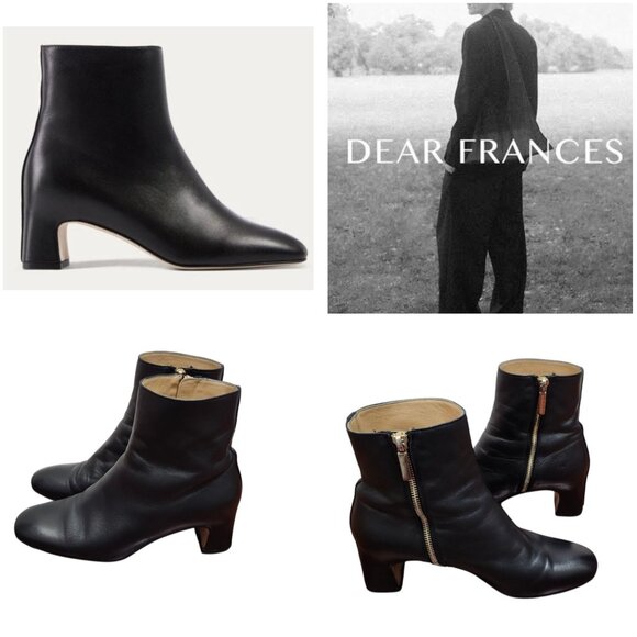 Dear Frances Turin Boot Lather booties Women's Sze EU 37 - Picture 1 of 16